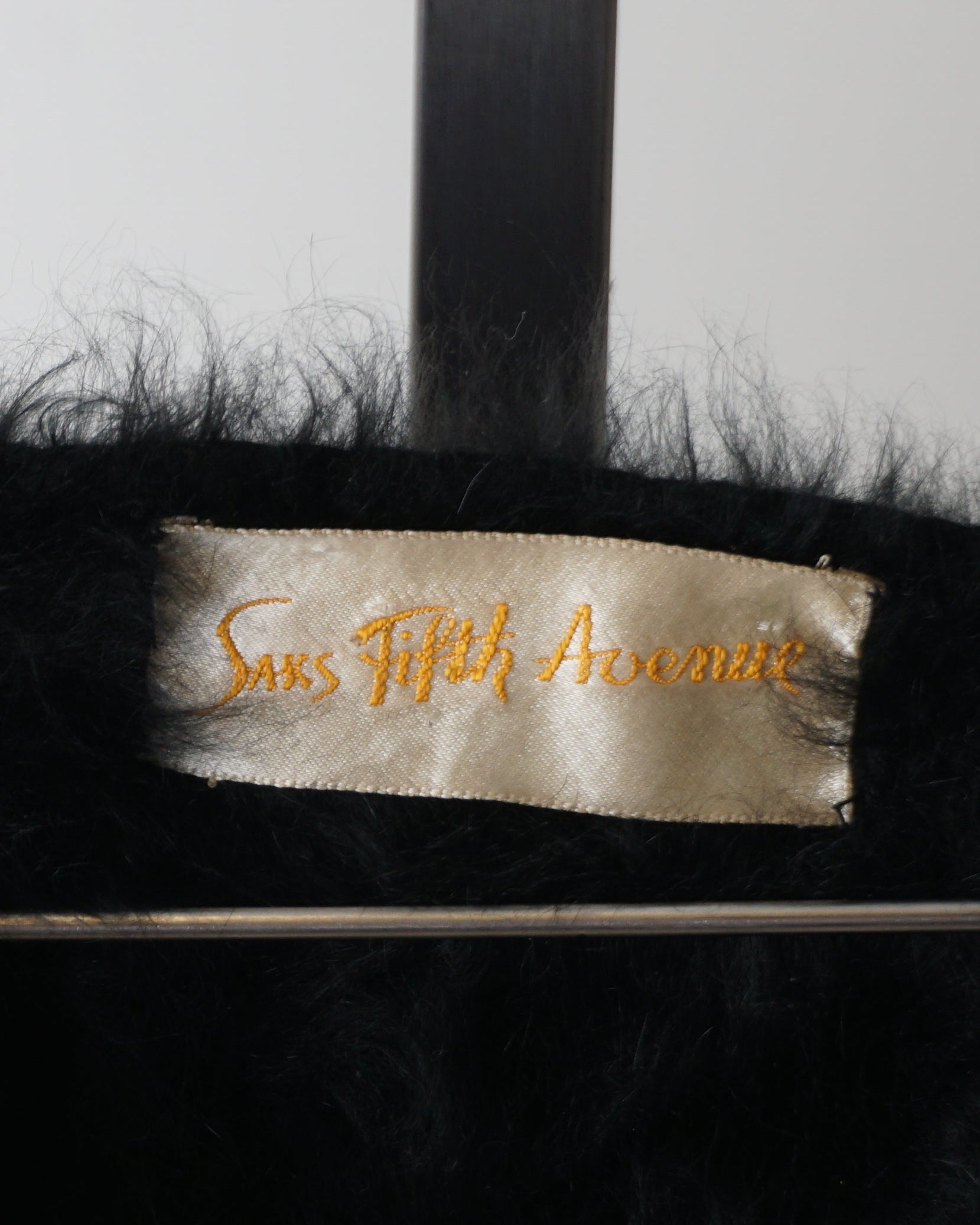 1940s Saks Fifth Avenue Fluffy Angora Bolero