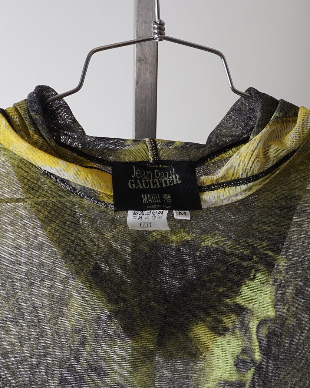 1998 Jean Paul Gaultier Mesh Surrealist Hoodie