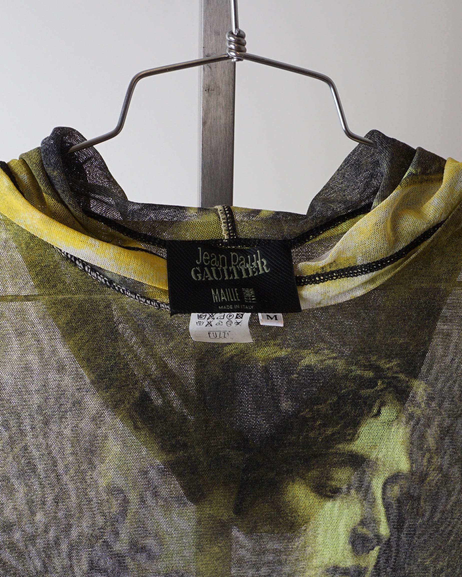 1998 Jean Paul Gaultier Mesh Surrealist Hoodie