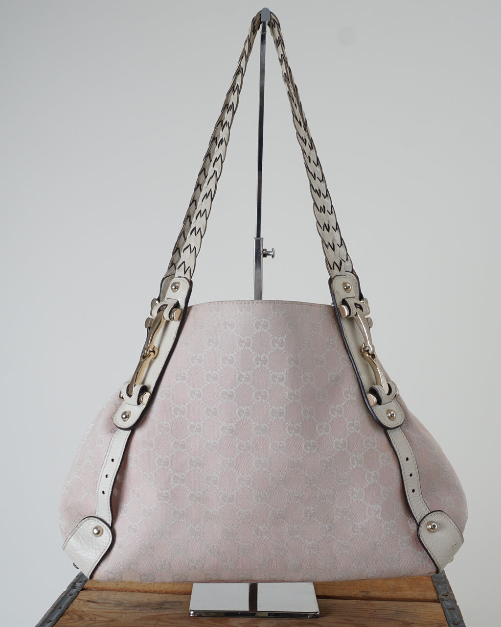 Pink Pelham Hobo Monogram Handbag