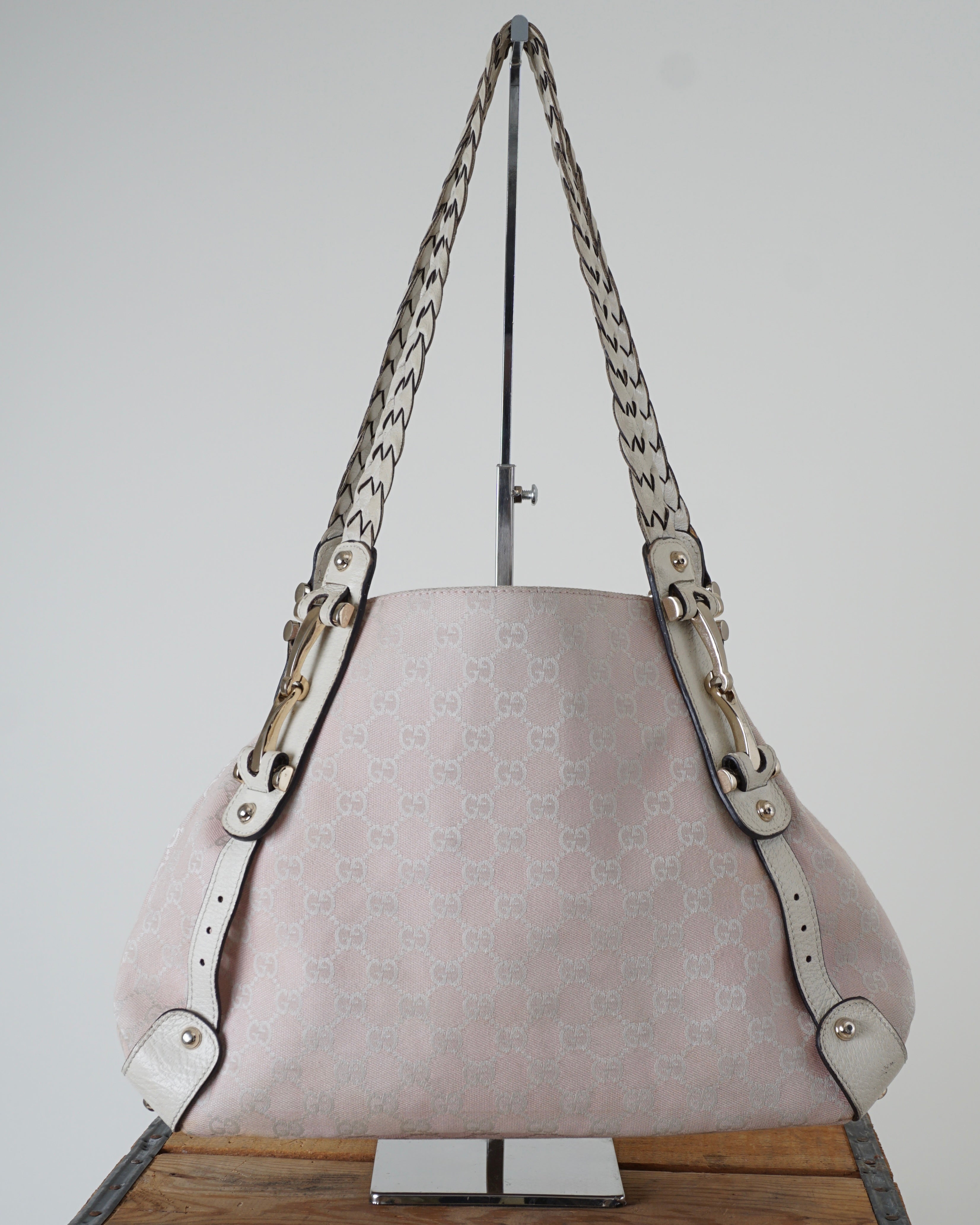 Pink Pelham Hobo Monogram Handbag