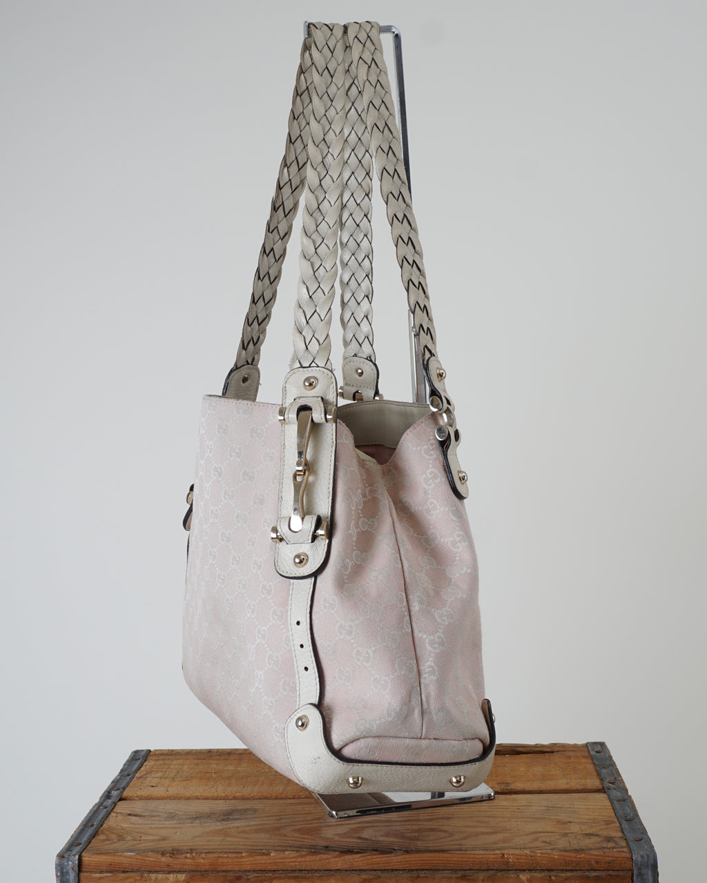 Pink Pelham Hobo Monogram Handbag