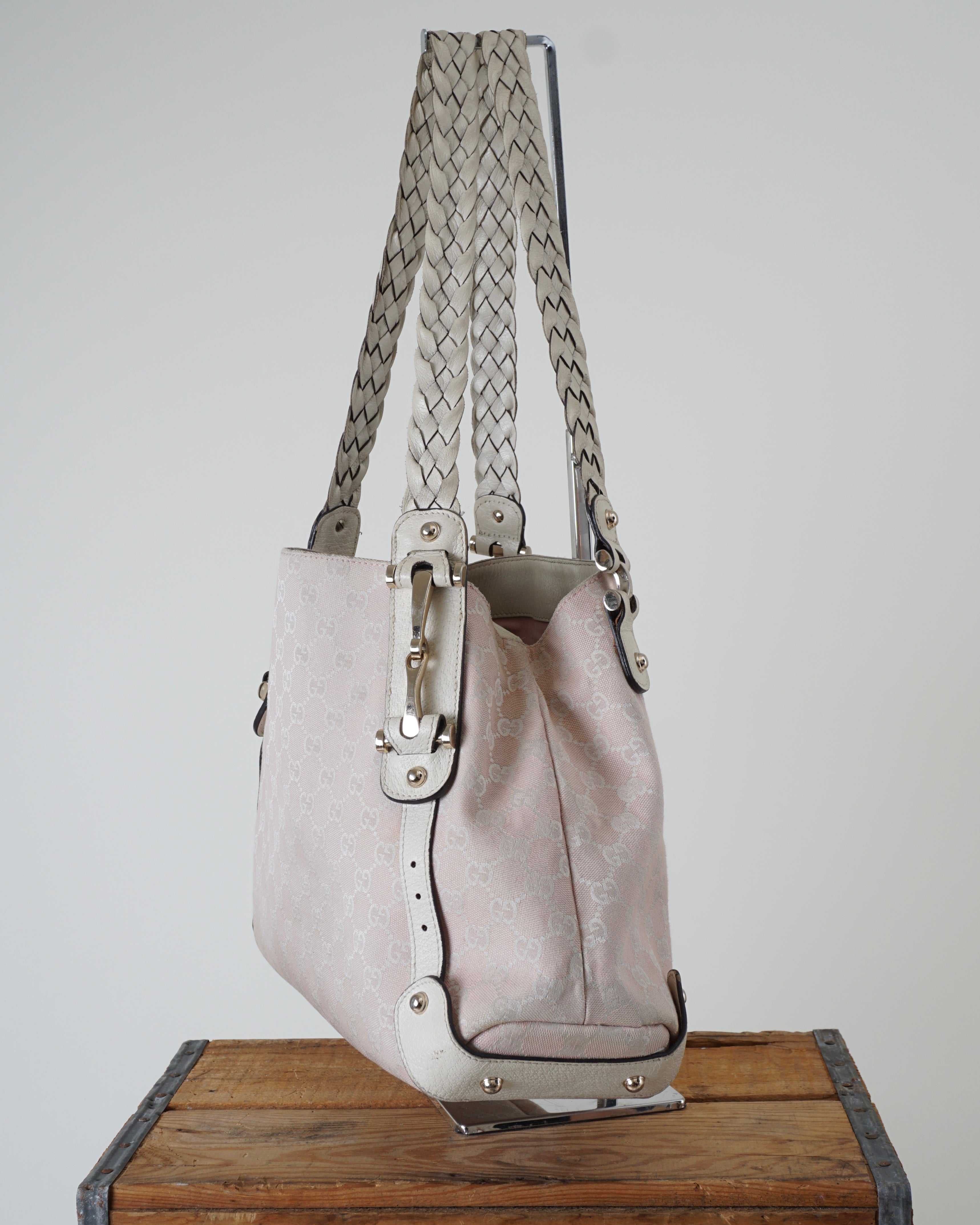 Pink Pelham Hobo Monogram Handbag