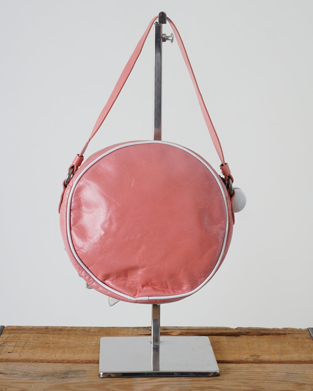 Moschino Pink Leather Daisy Bag