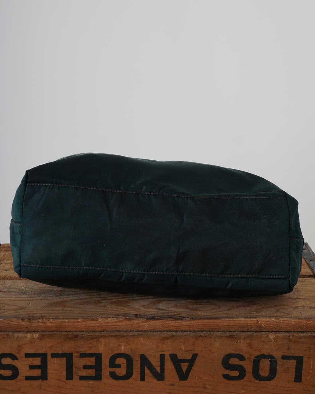 1990s Nylon Tessuto Resin handle Tote Bag