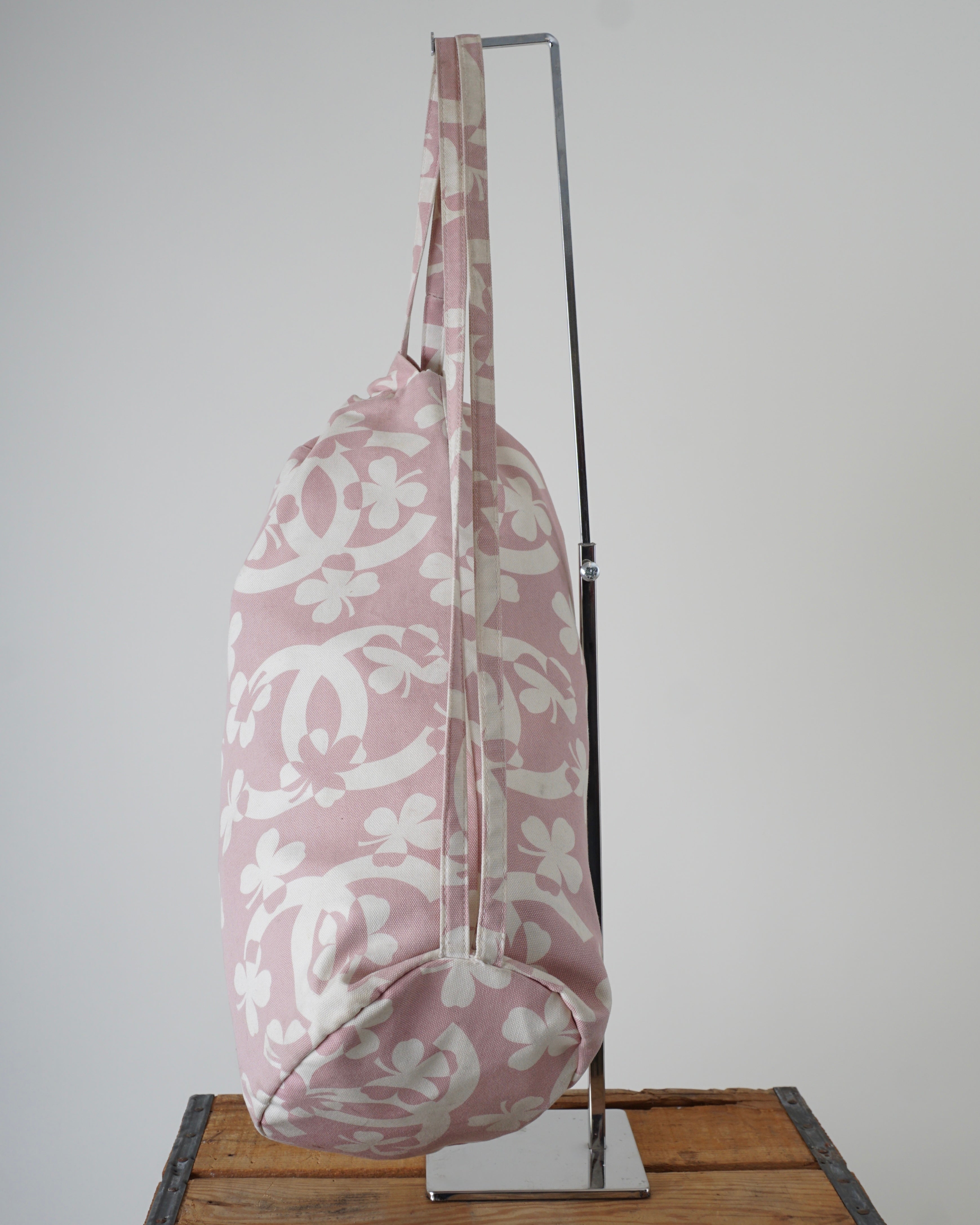 2004 Pink Canvas Clover CC Towel Bag
