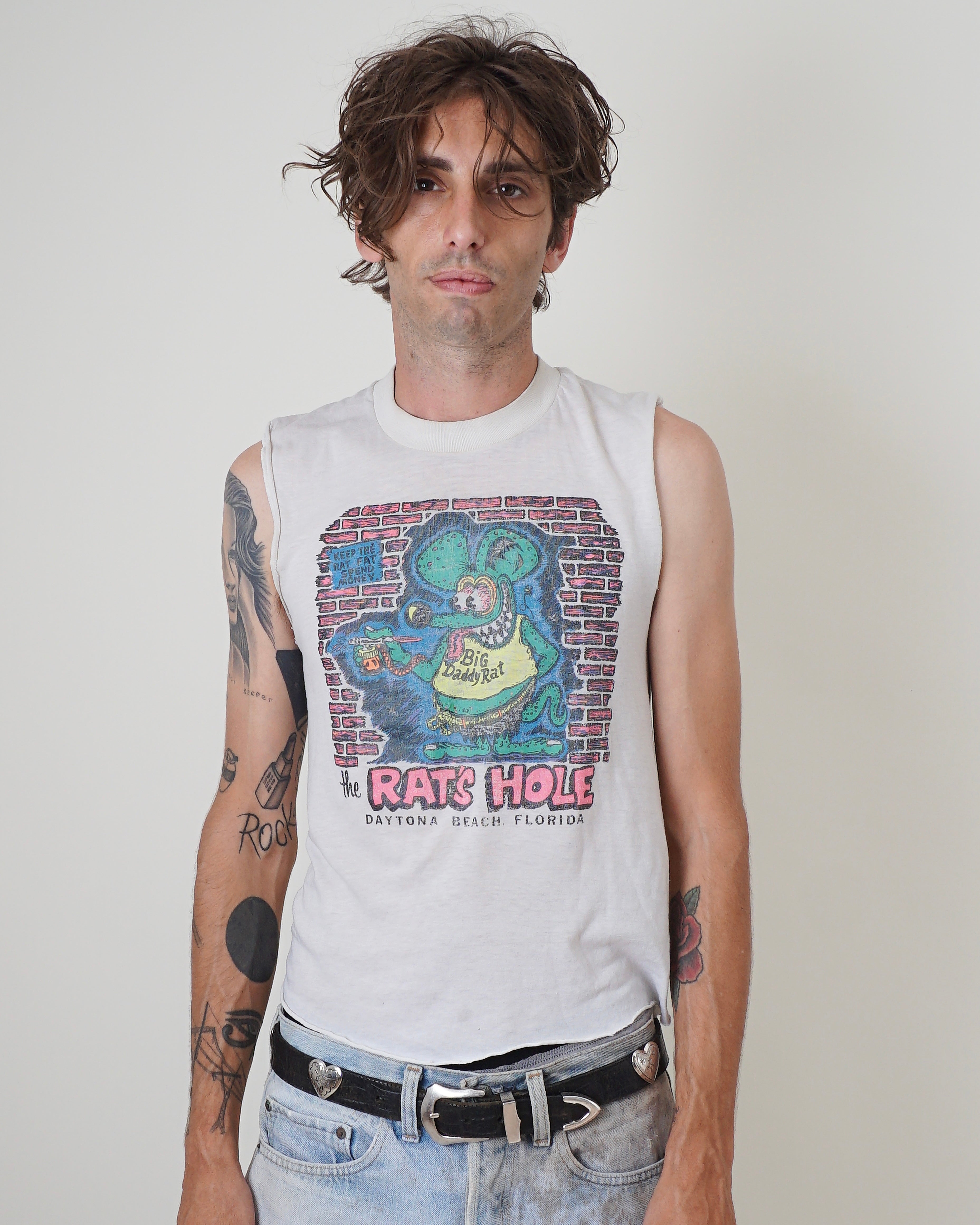 1980's Rat Fink The Rats Hole Daytona Florida Tank