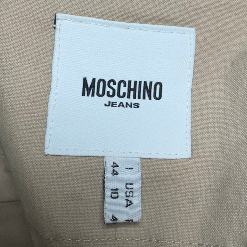 MOSCHINO MILITARY SAFARI CARGO EMBELLISHED BEADED JACKET