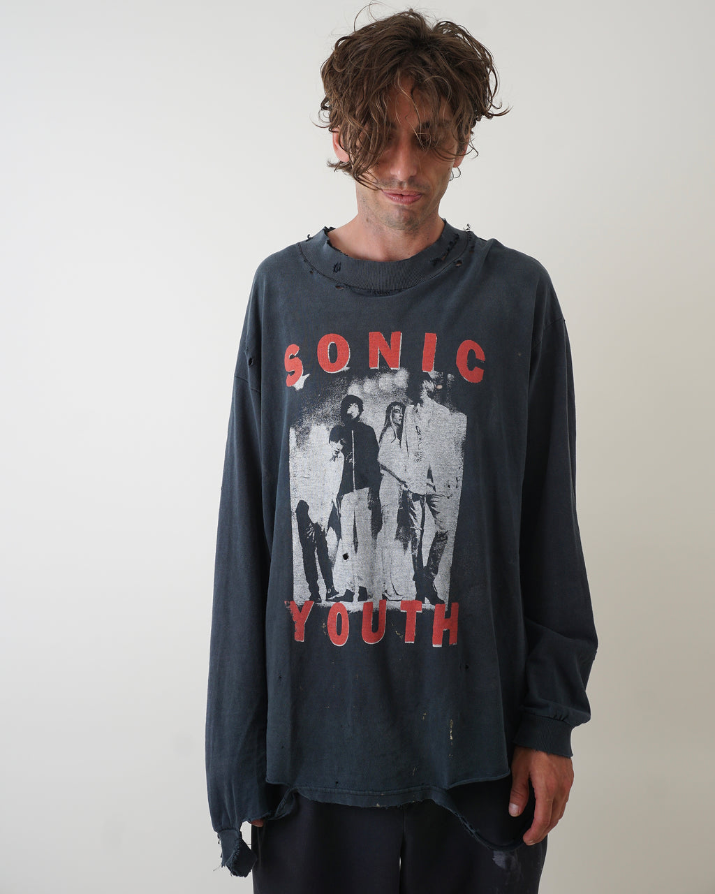 1995 Washing Machine Tour Sonic Youth Distressed long sleeve
