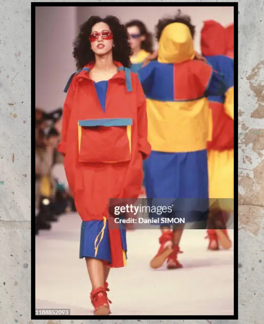 JEAN CHARLES DE CASTELBAJAC MULTICOLOR SS 1983 COLOR BLOCK VEST