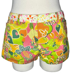 2000s DOLCE & GABBANA D&G HIPPIE PRINTED FLORAL SHORTS