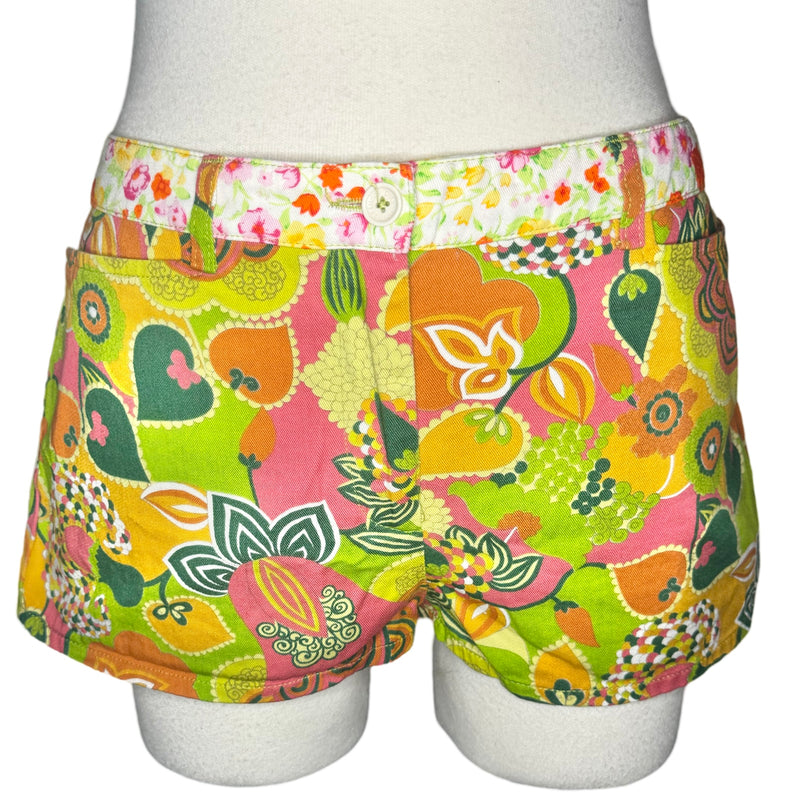 2000s DOLCE & GABBANA D&G HIPPIE PRINTED FLORAL SHORTS