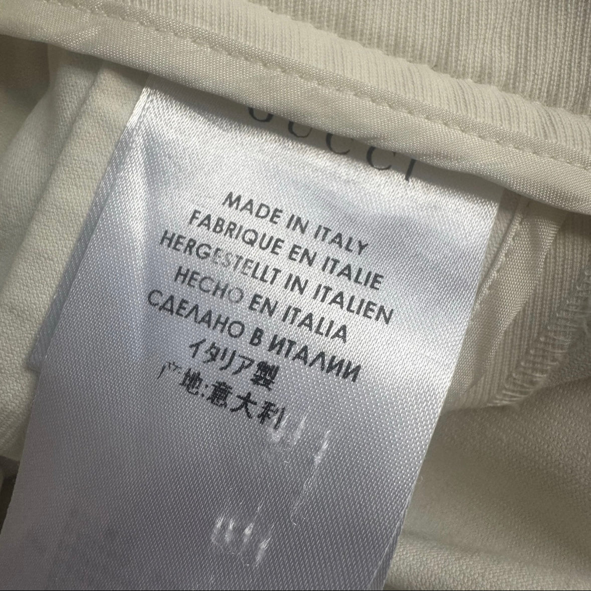 2014 GUCCI FRIDA GIANNINI IVORY CREAM SILVER BUTTON WHITE WIDE LEG SAILOR PANTS