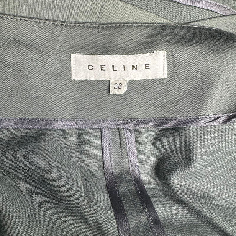 2000s CELINE BY PHOEBE PHILO A LINE LOGO BUCKLE SKIRT