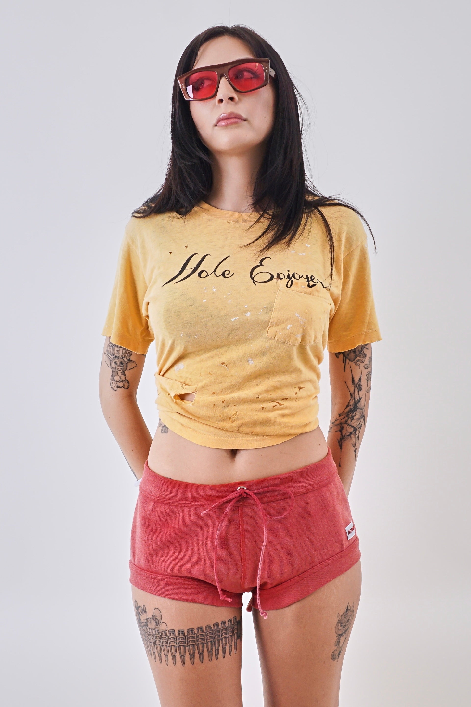Yellow Hole Enjoyer Pocket Tee