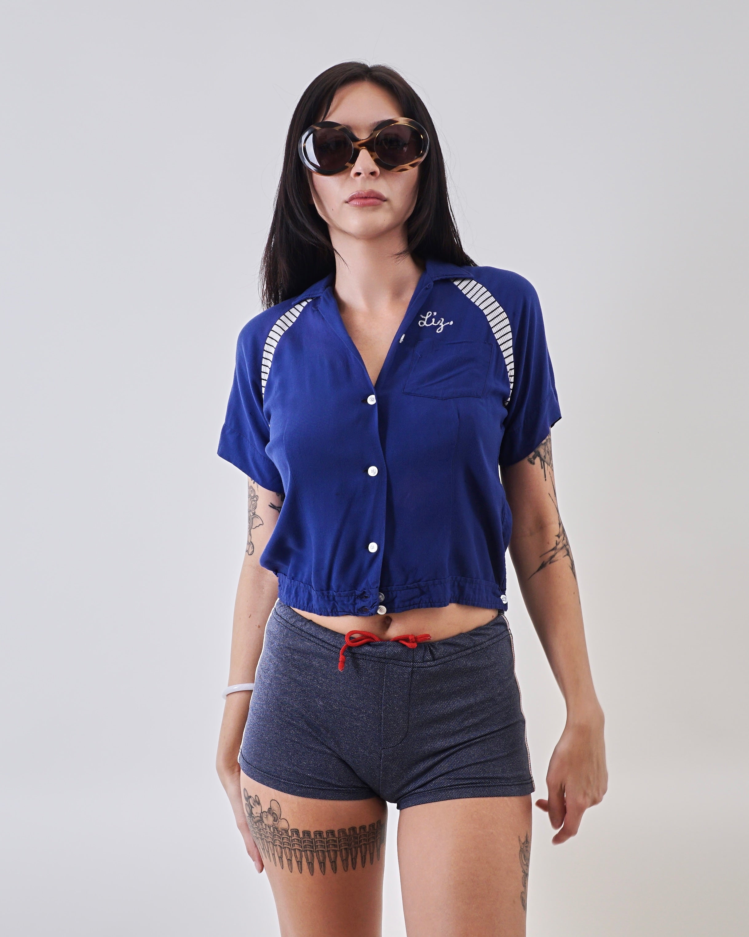 1950's Capitol Records Chain Stitch Bowling Shirt