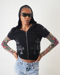A&G Tattoo Sleeve Cashmere Cross Hoodie