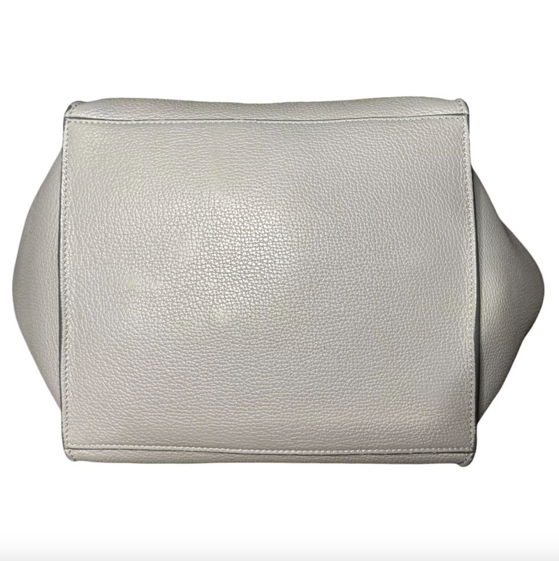 Celine Small Big Bag In Grey Calfskin Leather