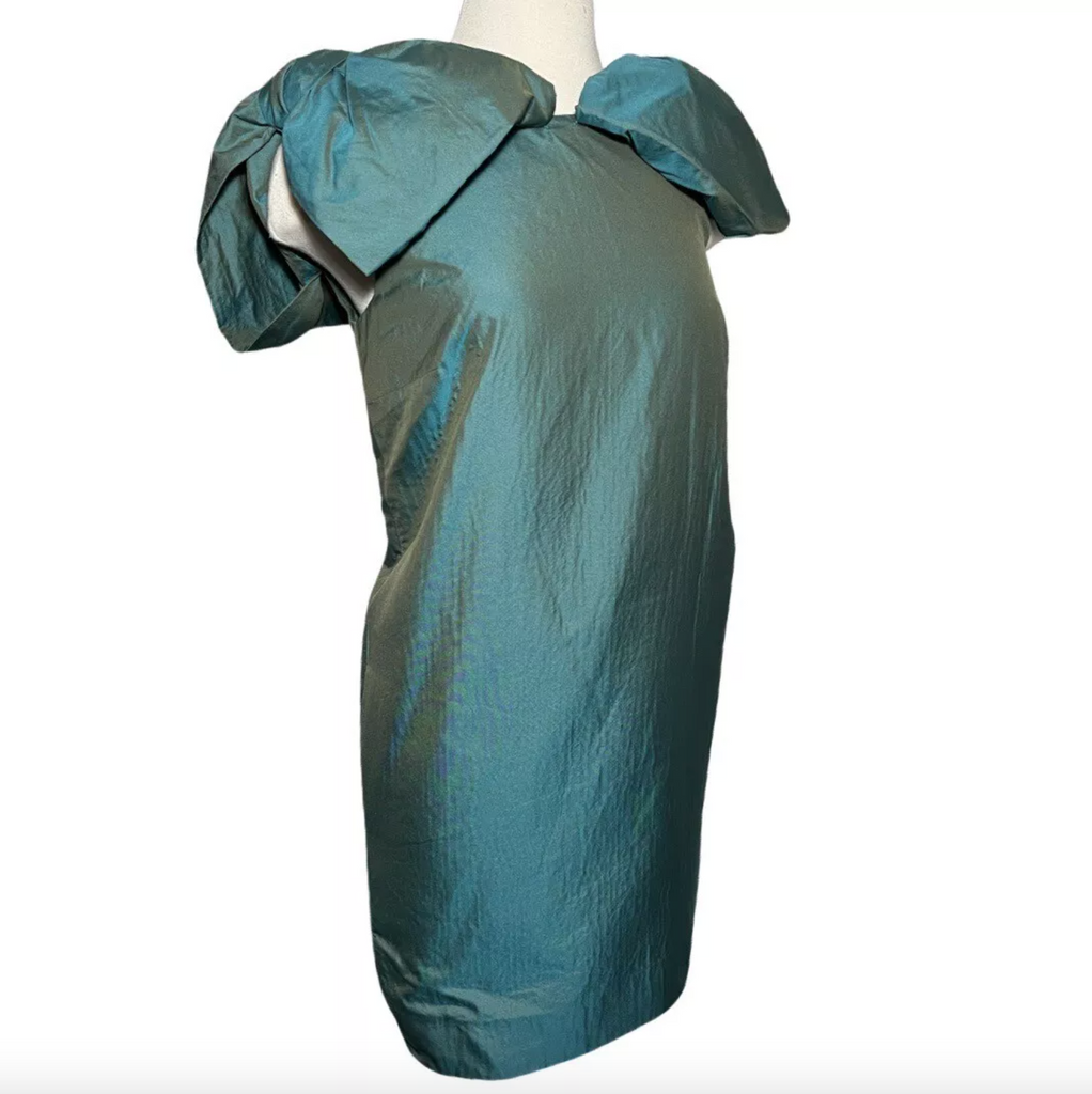 MOSCHINO CHEAP AND CHIC BLUE BOW DRESS Angeles Vintage