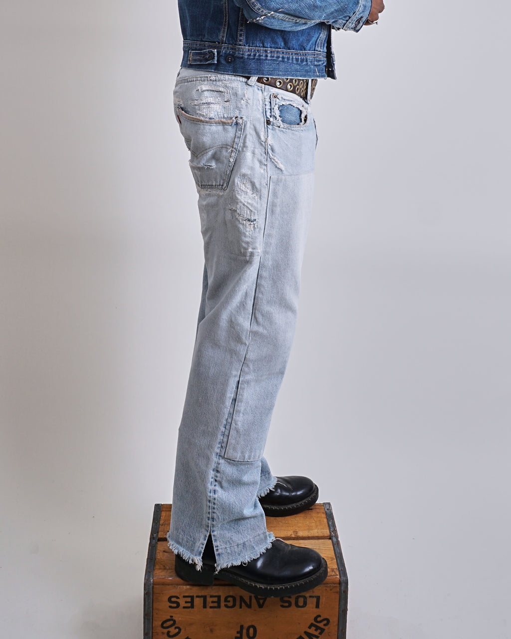 1970s Levis Double Knee Patched Redlines