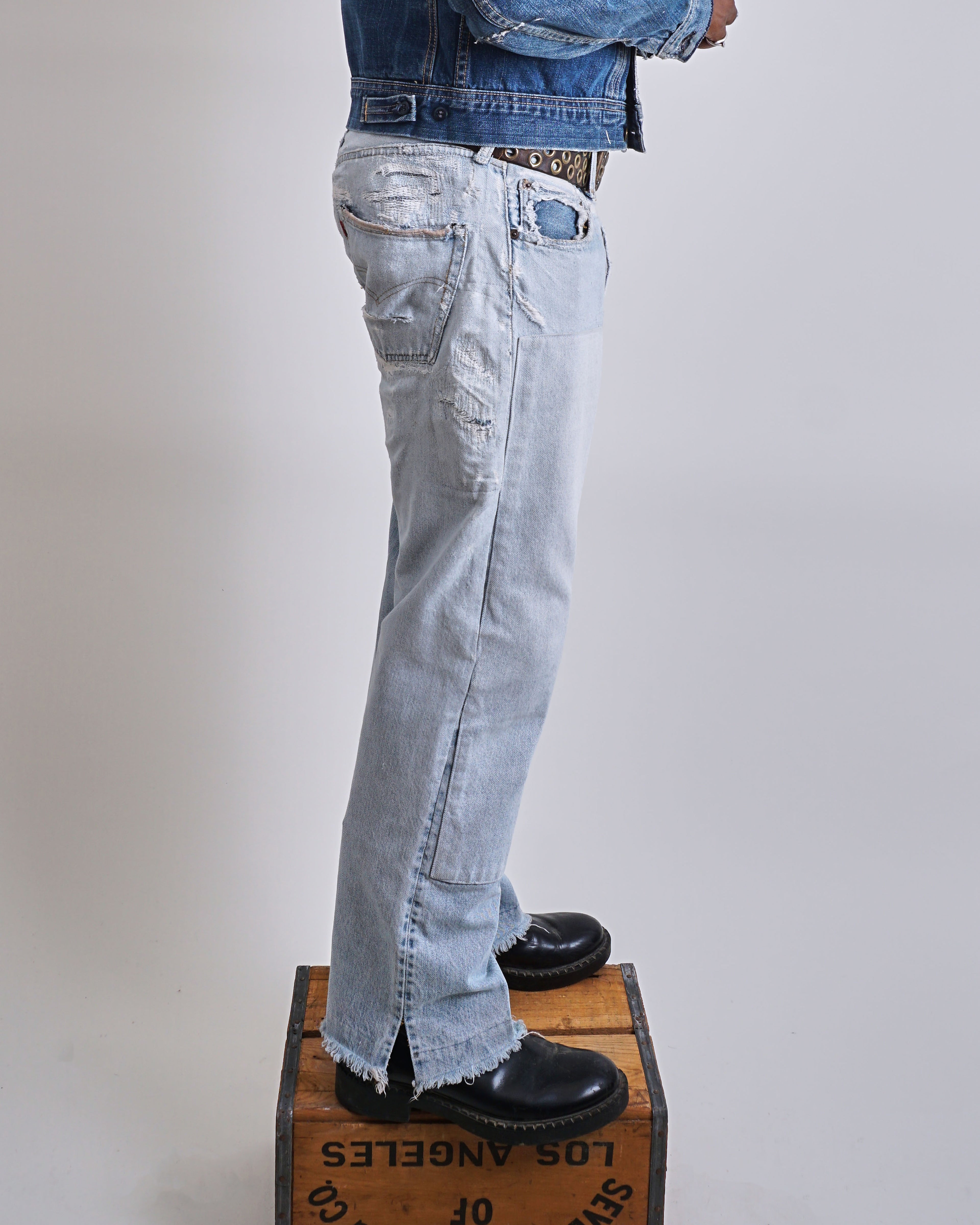 1970s Levis Double Knee Patched Redlines