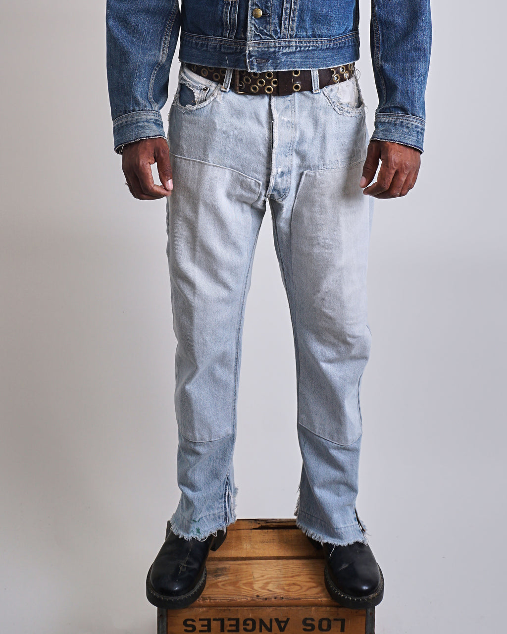 1970s Levis Double Knee Patched Redlines