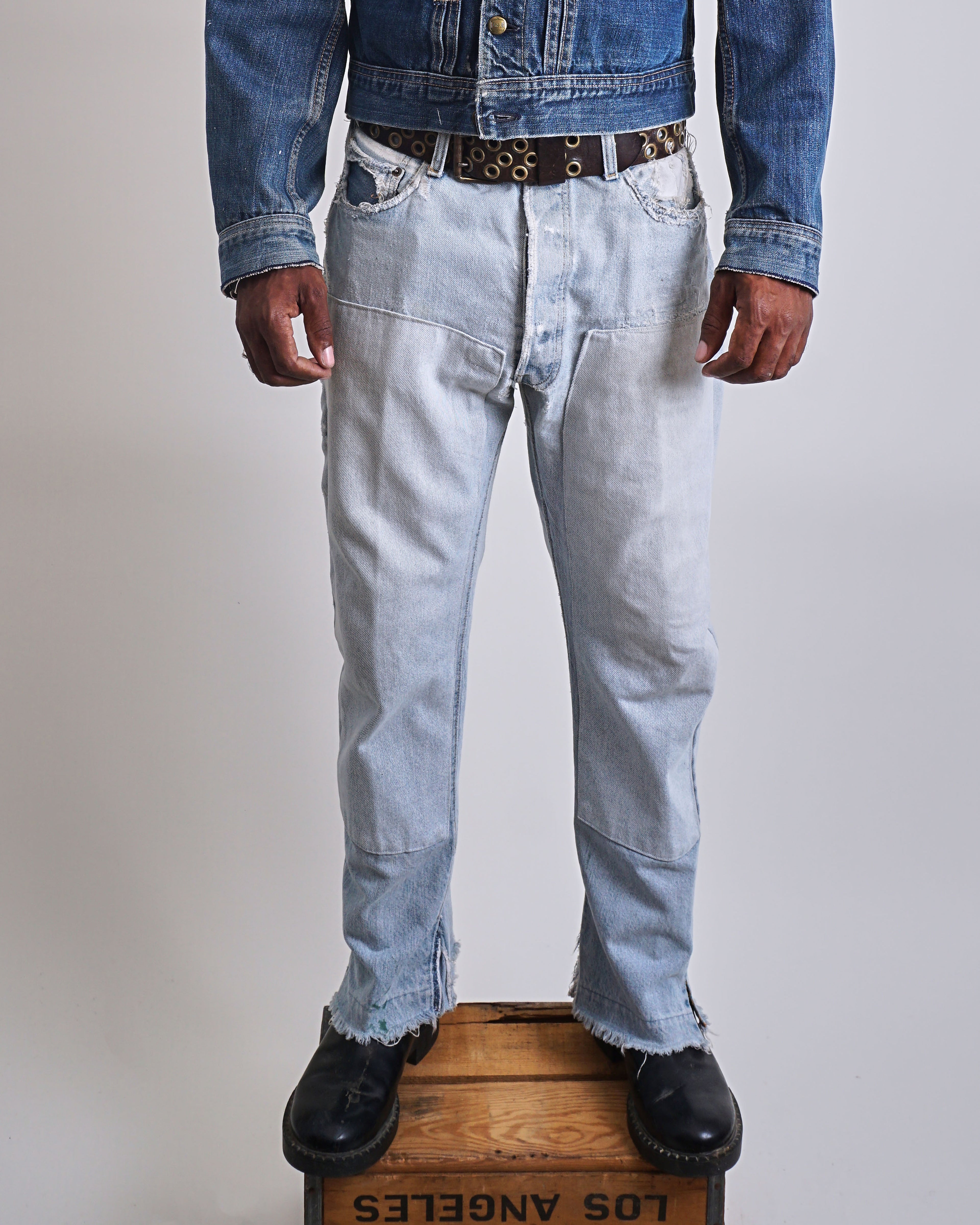 1970s Levis Double Knee Patched Redlines