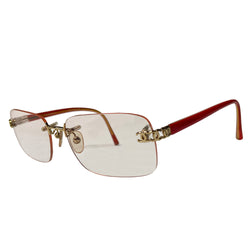 Chanel Triple CC Logo Frameless Lens Sunglasses