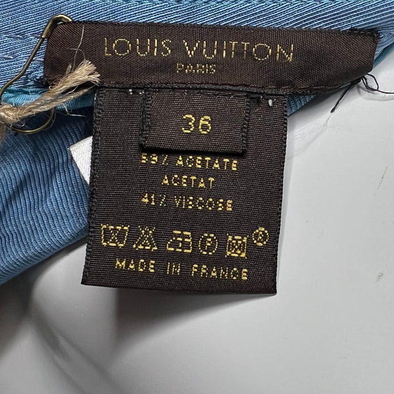 Louis Vuitton Blue Corset Top - 36 – Angeles Vintage