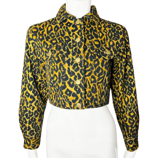 1993 Versus Gianni Versace Leopard Jacket - 40