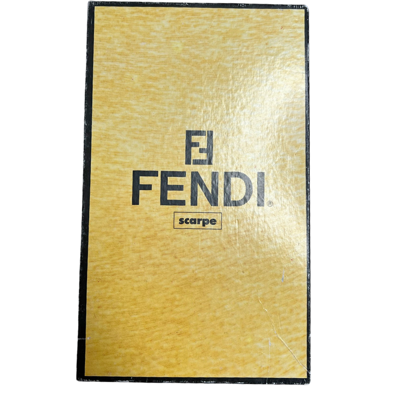 FENDI 2000'S FLOWER HEELED SANDALS - 37
