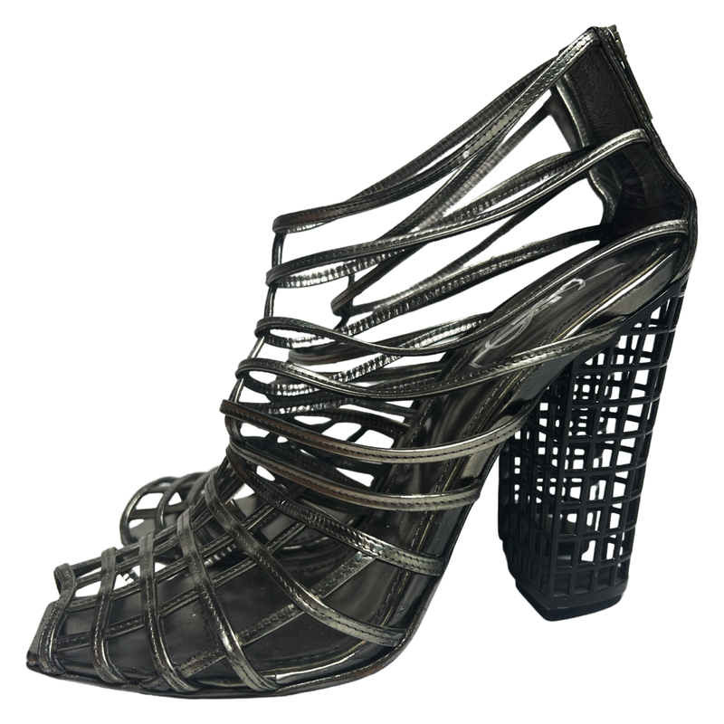 Ysl online caged booties