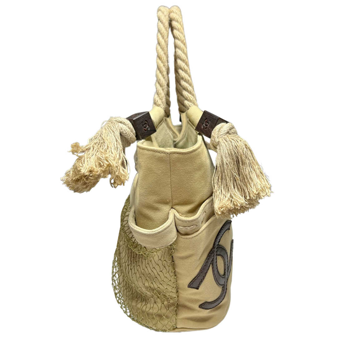 Chanel 2003 Beige Rope Clover Bag