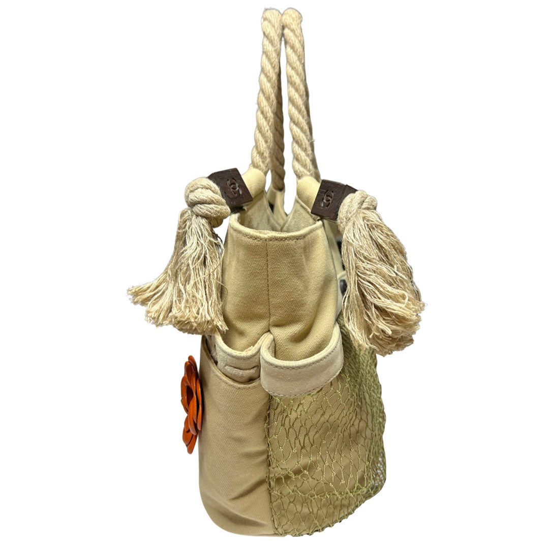 Chanel 2003 Beige Rope Clover Bag