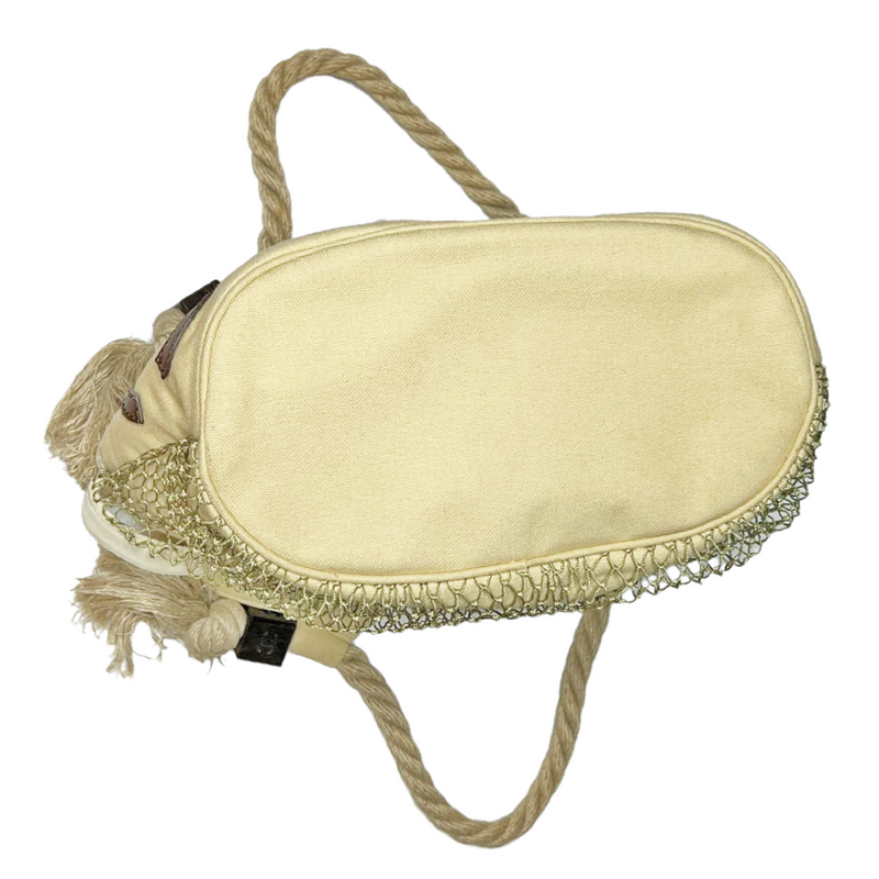 Chanel 2003 Beige Rope Clover Bag