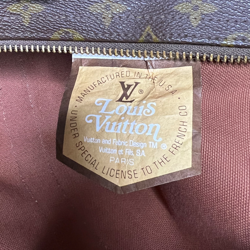 Vintage LOUIS VUITTON by the French Company USA Monogram Keepall