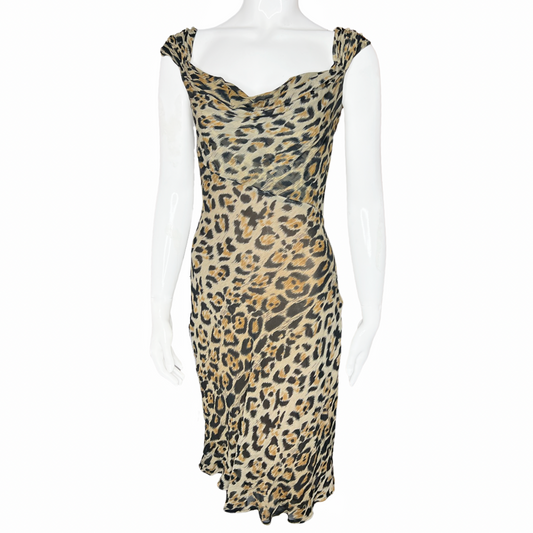 2000's Leopard Printed Dress