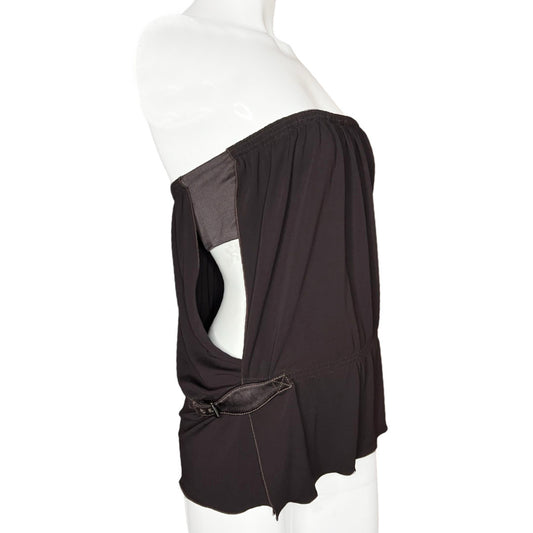 Gucci by Tom Ford Cutout Buckle Tube Top