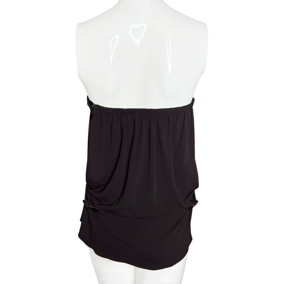 Gucci by Tom Ford Cutout Buckle Tube Top