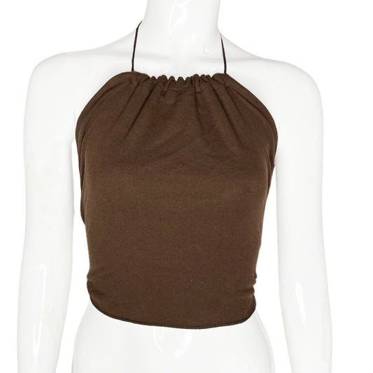 1970's Benetton Brown Halter Top