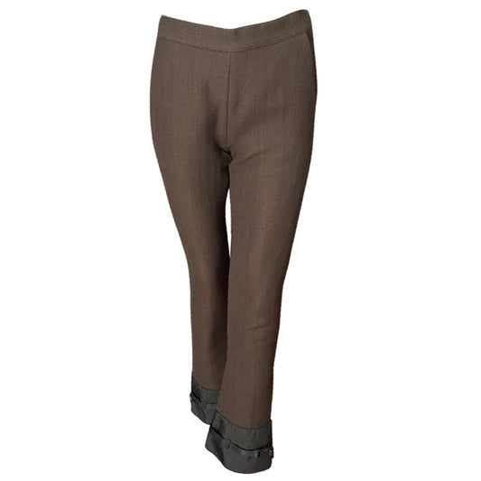 1990's Miu Miu Wool Nylon Buckle Pants - 40