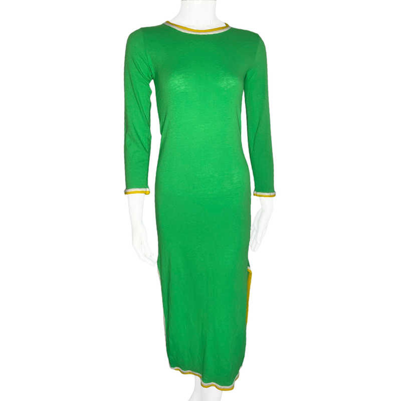 1970's Green Maxi Dress
