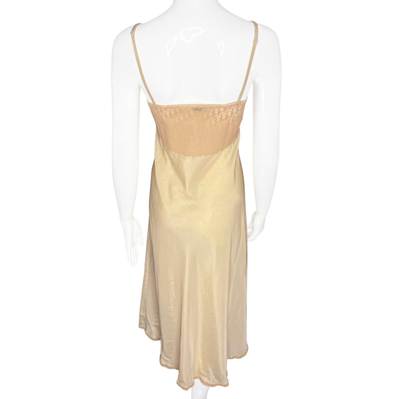 1970's Christian Dior Trotter Monogram Slip Dress