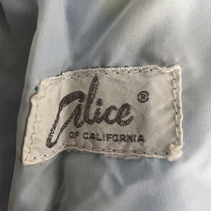 1970's Mod Alice of California Halter Wrap Dress