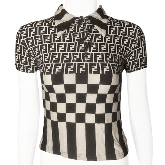Fendi Check Zucca Polo - 40