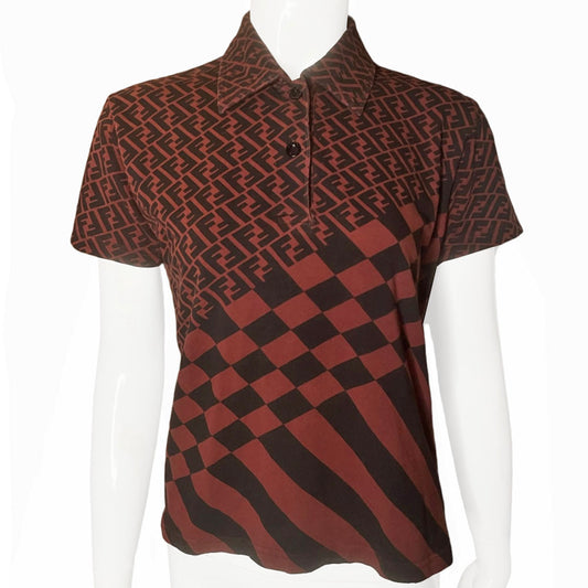 Fendi Zucca Check Polo - M