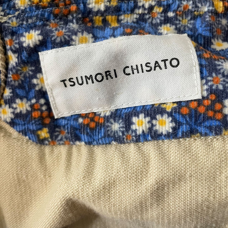 Tsumori Chisato Corduroy Patchwork Pocket Skirt - S