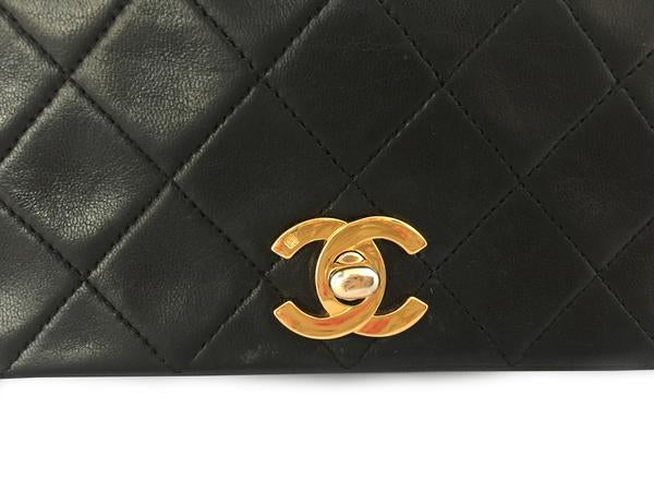 CHANEL QUILTED LAMBSKIN SHOULDER BAG