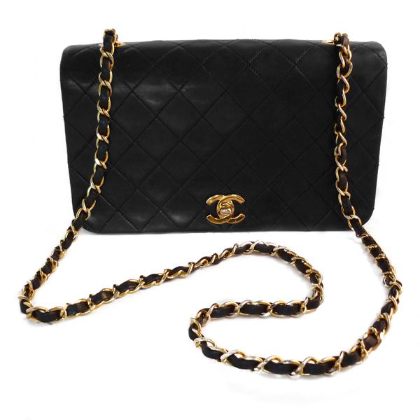CHANEL QUILTED LAMBSKIN SHOULDER BAG