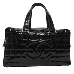 Chanel Patent CC Bowler Bag